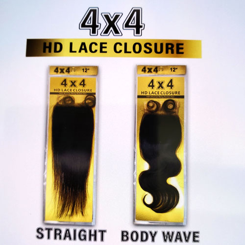 4x4 HDLace Closure STRAIGHT 12"