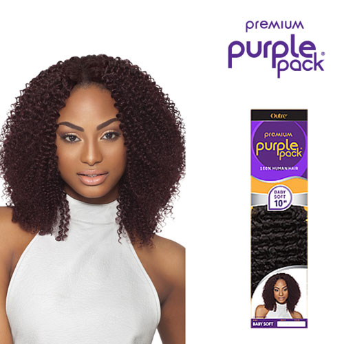 Outre Human Hair Weave Premium Purple Pack Baby Soft