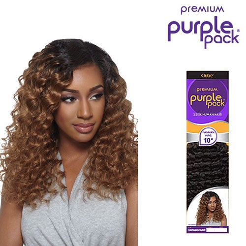Outre Human Hair Weave Premium Purple Pack Hawaiian Wave 