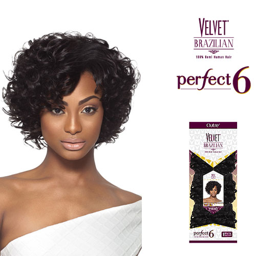Outre Velvet Brazilian 100% Remi Human Hair Perfect 6 - OPRAH 6Pcs