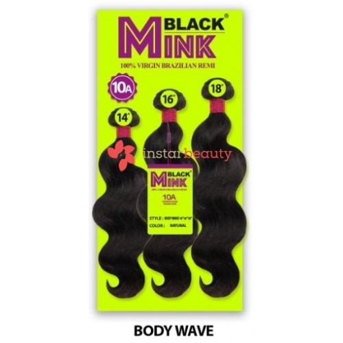 BLACK MINK 10A 100% Unprocessed Virgin Human Hair ST & BODY WAVE MULTI PACK