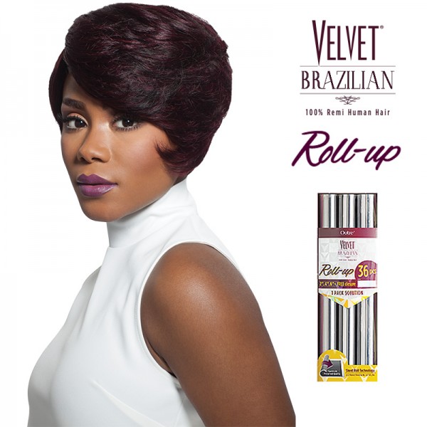 Outre Velvet Brazilian Remi Human Hair Roll-up 36 pcs
